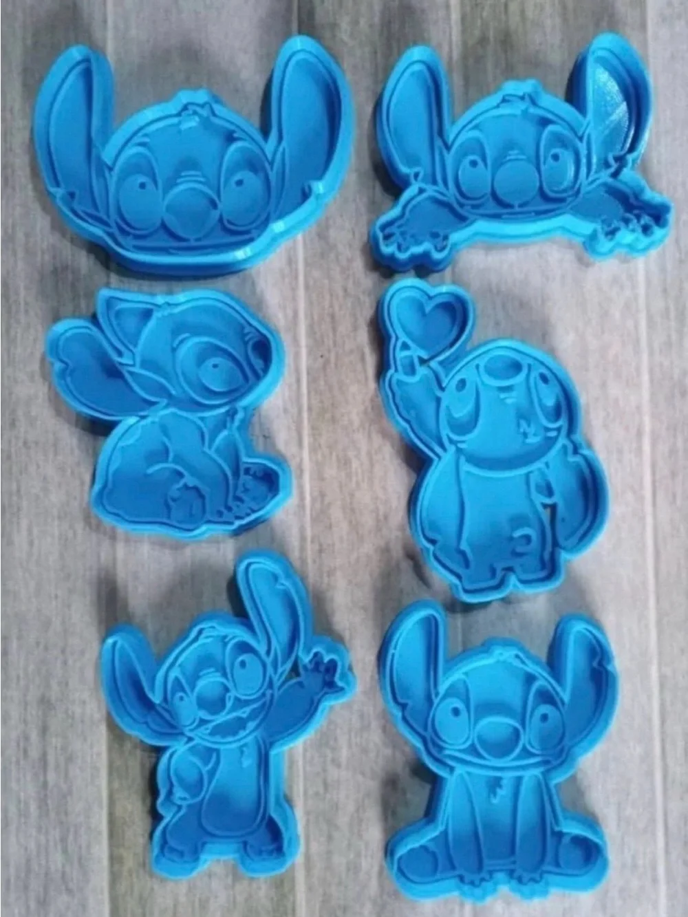 Disney stitch cookie cutter set